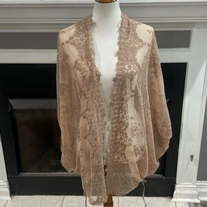 Lace cover up! Beautiful!